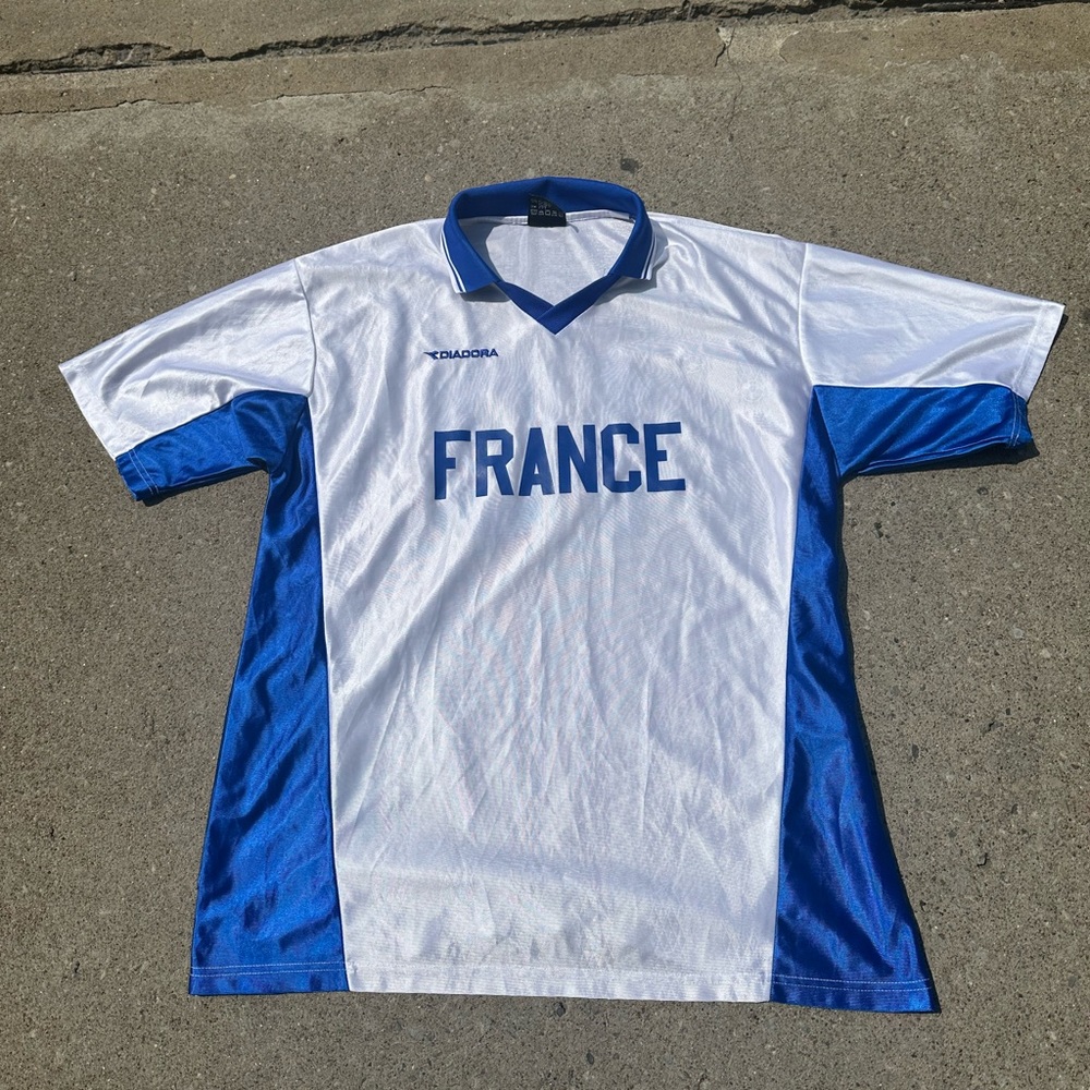 Vintage diadora soccer jersey